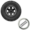 Ford Racing 2021 Bronco 17x8.0 Beadlock Carbonized Gray Badlands Wheel Kit M-1007-DC17B