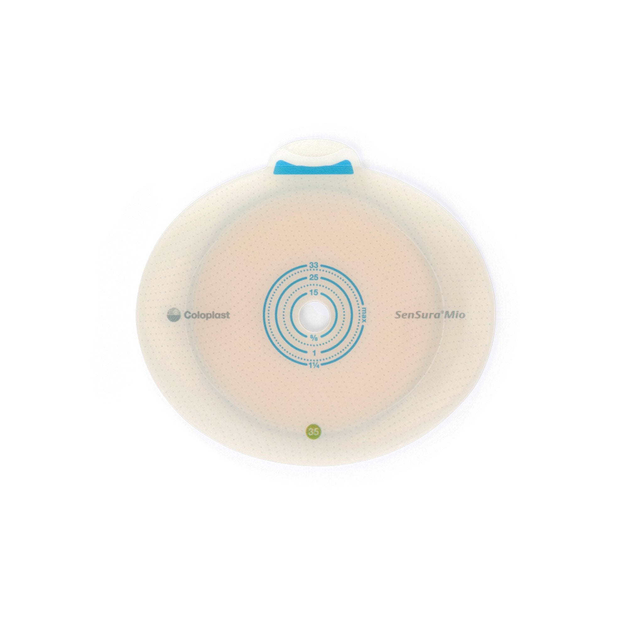 SenSura® Mio Flex Ostomy Barrier, 35 mm Stoma Opening, Red Match 10564