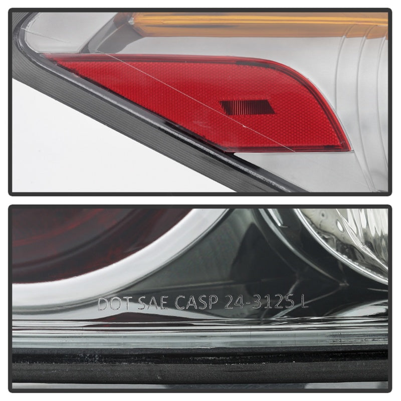 SPYDER Xtune Nissan Altima Sedan & Hybrid 07-12 Driver Side Tail Lights - OEM Left ALT-JH-NA07-4D-OE-L 9032059