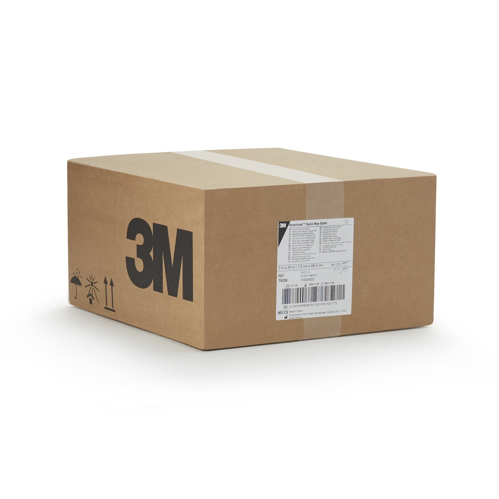 3M™ Scotchcast™ Quick Step Double Sided Felt Padded Splint, 3 x 35 Inch 75335