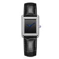 Couple Leather Watch Strap Simple Square Student's Watch Waterproof