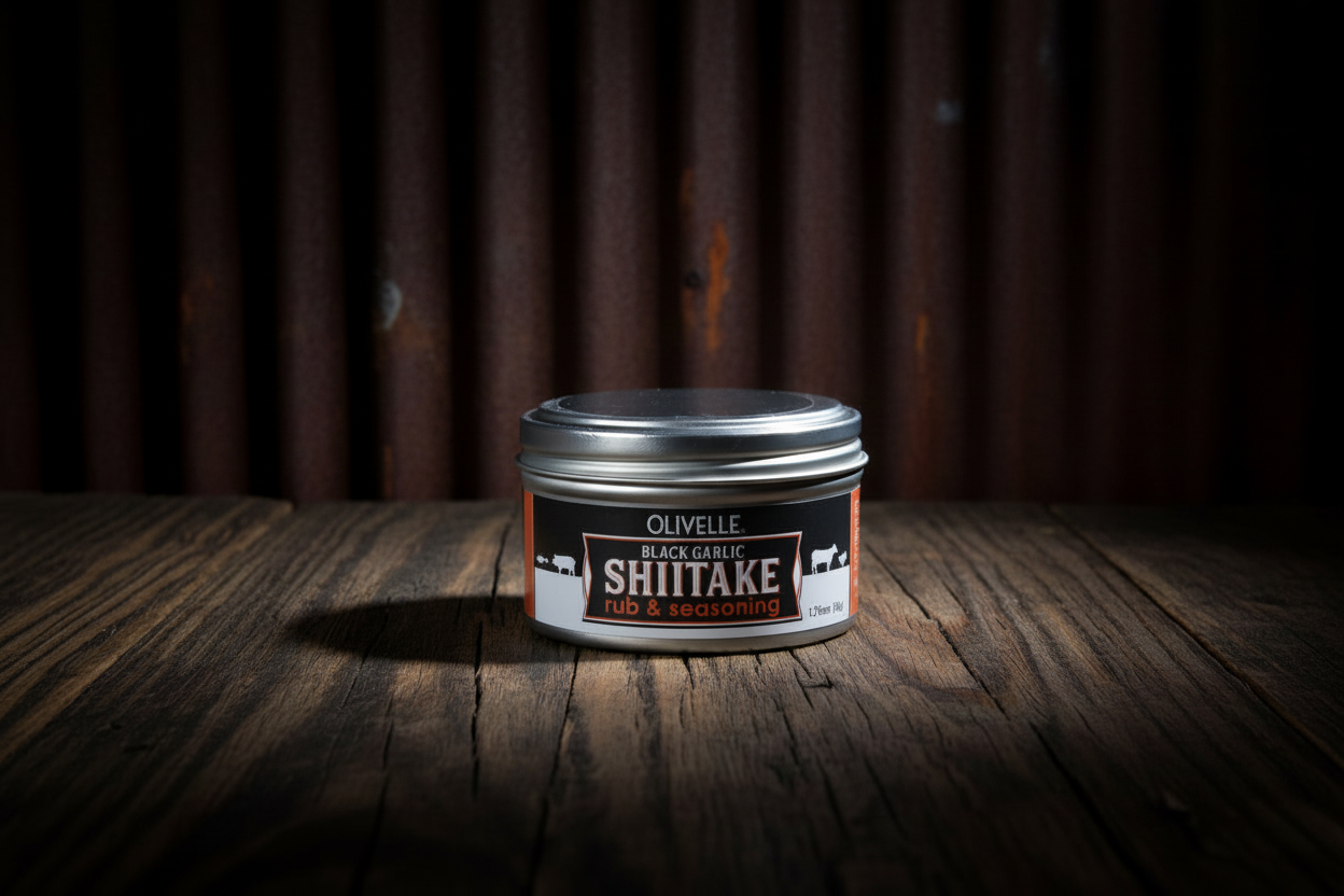 Black Garlic Shiitake Rub