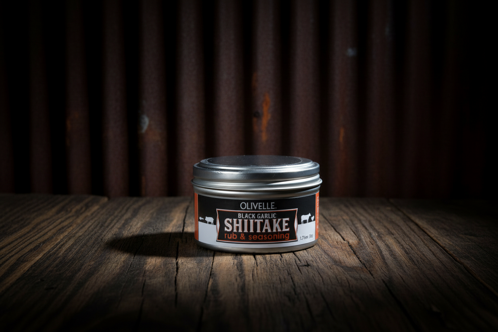 Black Garlic Shiitake Rub