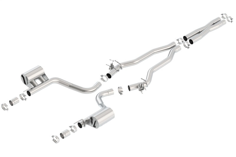 Borla 2015 Dodge Challenger Hellcat 6.2L V8 ATAK Catback Exhaust No Tips Factory Valance 140646