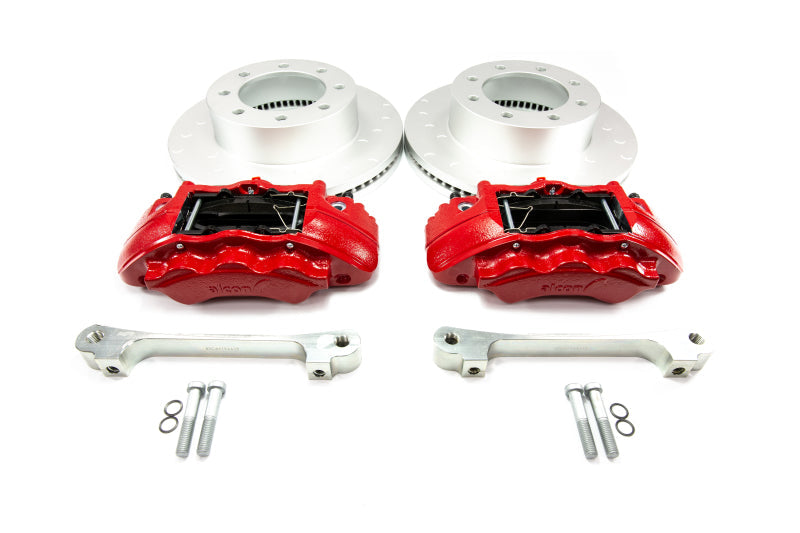 Alcon 2017+ Ford F250-F350 363x38mm Rotors 6 Piston Front Brake Kit BKF1559AX52