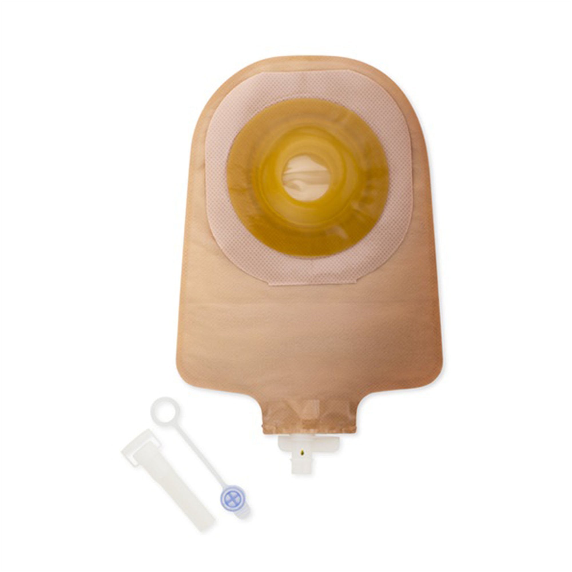 Premier™ 8492 One-Piece Beige Urostomy Pouch, Pre-cut to Fit 19 mm Stomas 8492