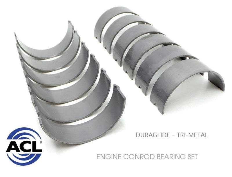 ACL 1955-1967 Chevy V8 265/283/302/327 .40mm Oversized Trimetal Rod Bearing Set 8B745P-40