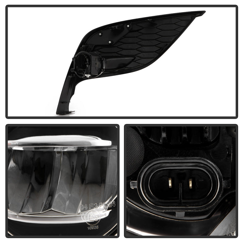 SPYDER 21-23 Toyota Camry SE/XSE OEM Style LED Fog Lights - w/OEM Switch - Clear 9052217
