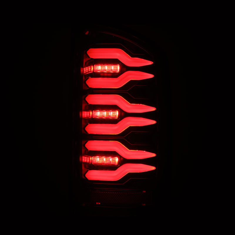 AlphaRex 07-08 Dodge Ram1500/07-09 Dodge Ram 2500+3500 Luxx-Series LED Tail Lights(Pair) Alpha Black 641050 *Discontinued