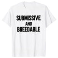 Obedient And Reproducible T-shirt Funny Humor Pure Cotton Neutral