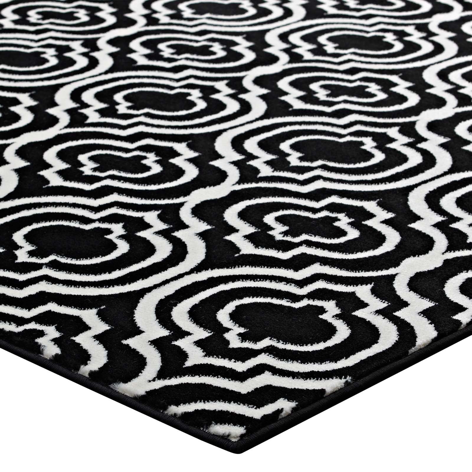 Frame Transitional Moroccan Trellis 5x8 Area Rug by Modway