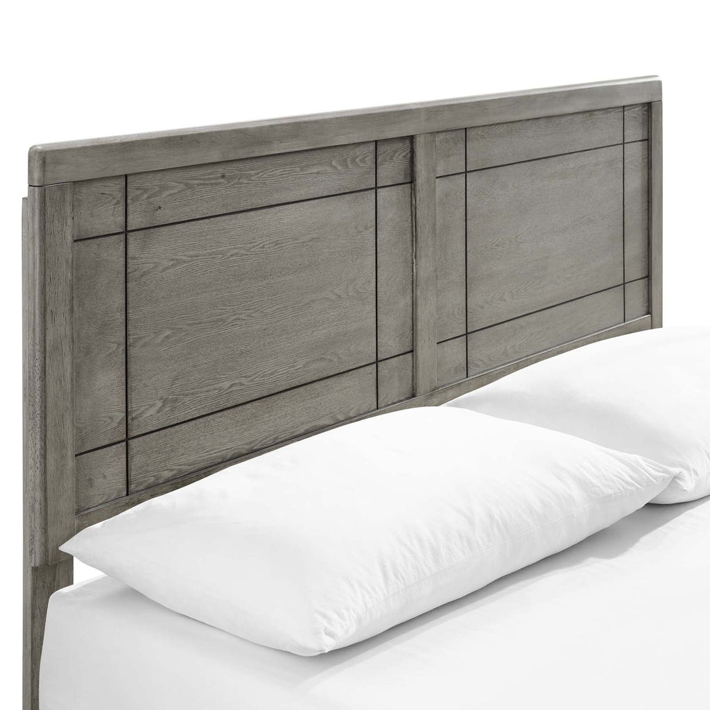 Marlee Wood Twin Platform Bed With Angular Frame by Modway