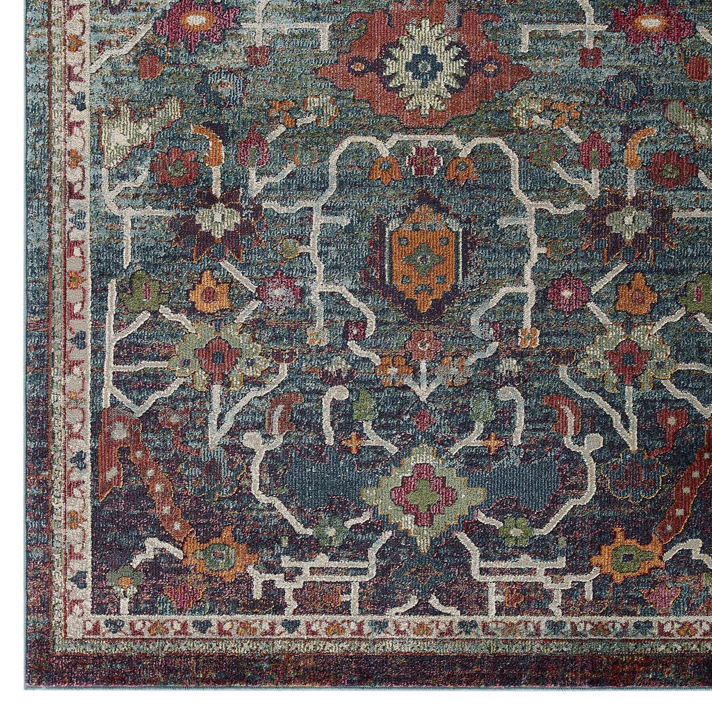 Tribute Every Distressed Vintage Floral 8x10 Area Rug by Modway