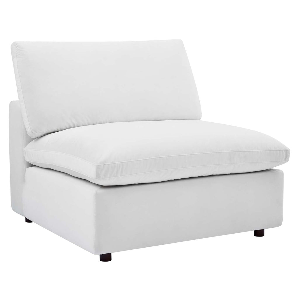 Commix 5-Piece Down Filled Overstuffed Performance Velvet Sectional Sofa by Modway
