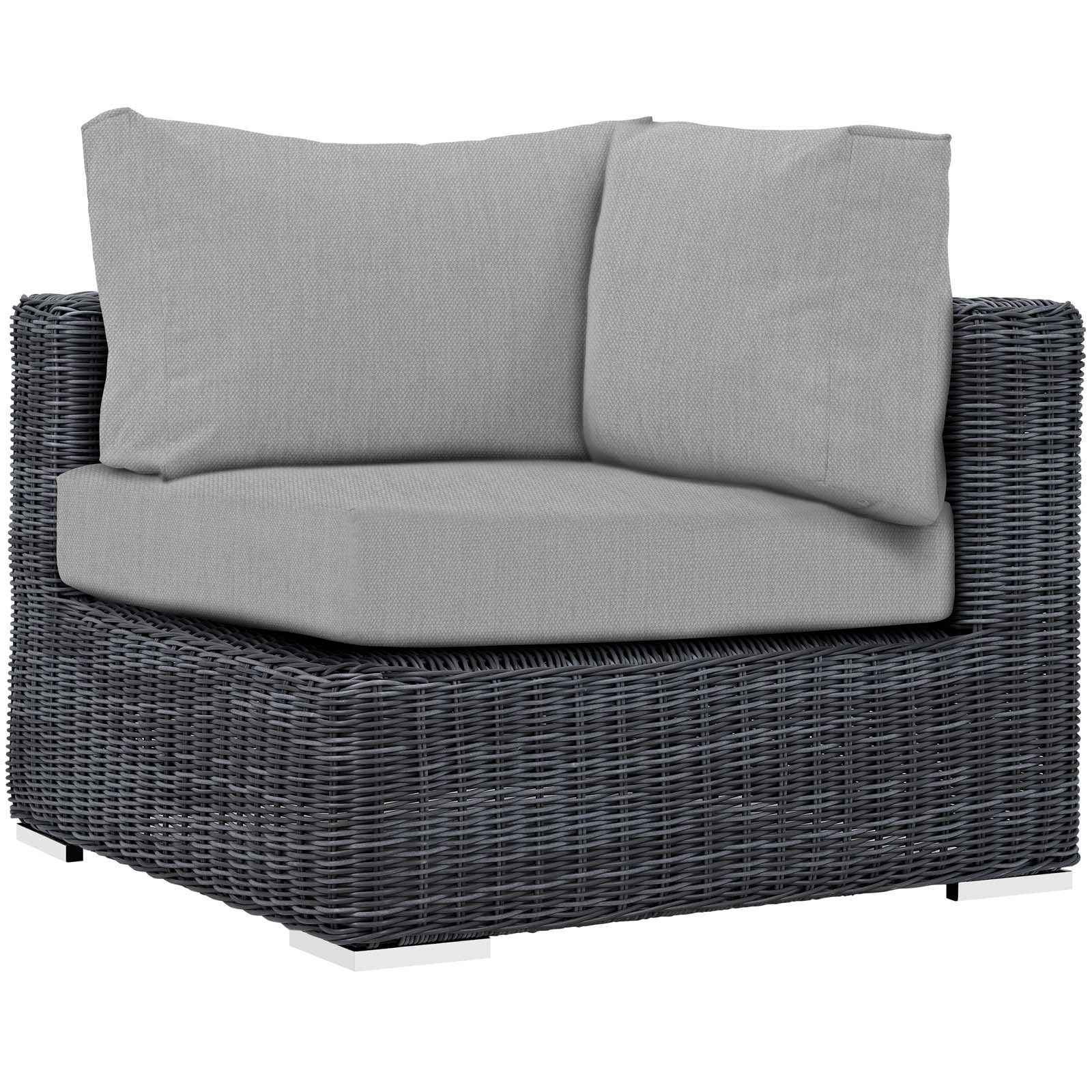 Summon 7 Piece Outdoor Patio Sunbrella¨ Sectional Set by Modway