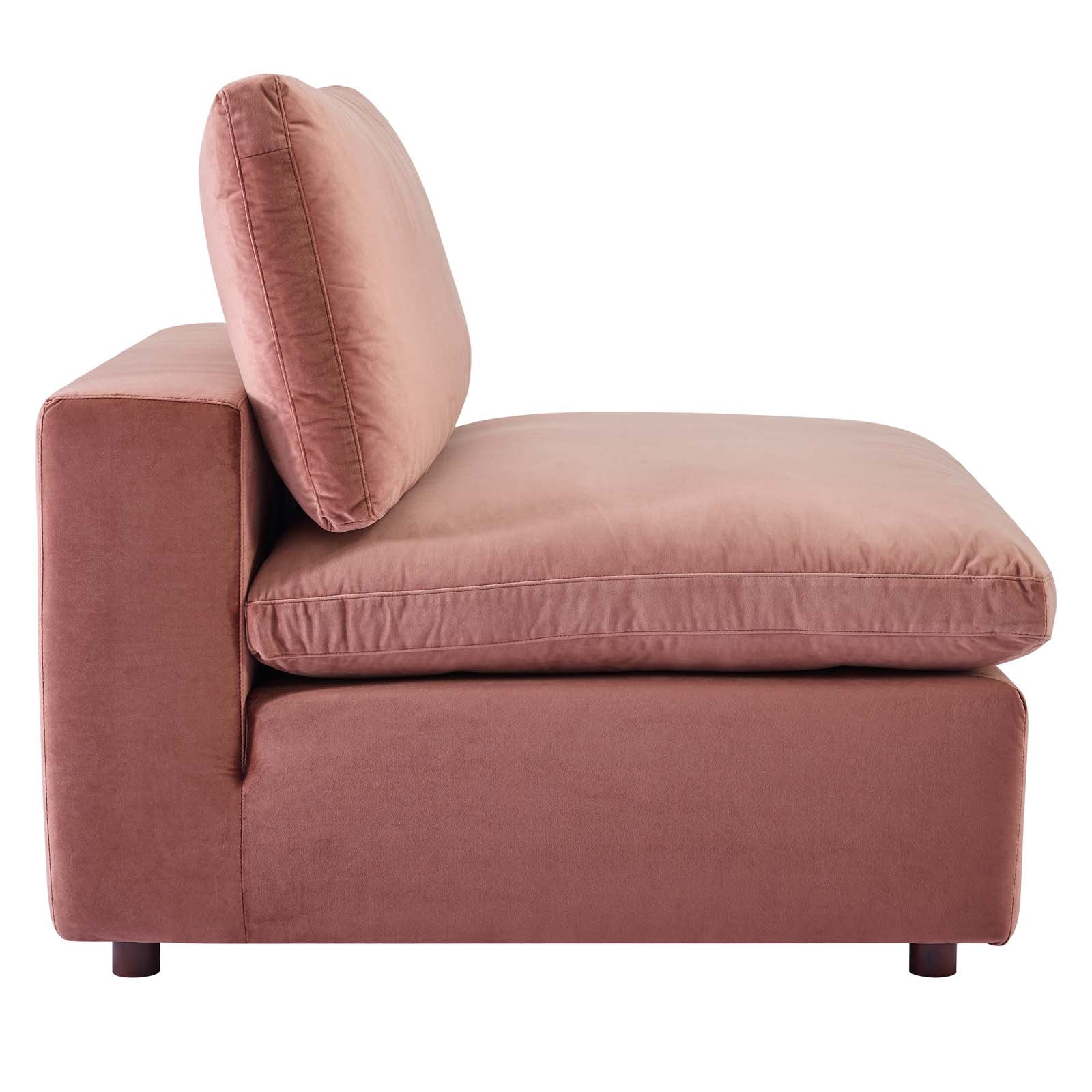 Commix Down Filled Overstuffed Performance Velvet 3-Seater Sofa by Modway