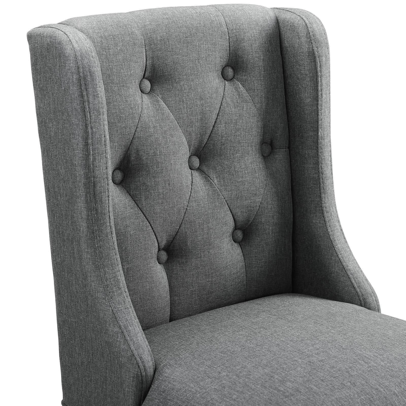 Baronet Upholstered Fabric Counter Bar Stool Set of 2 by Modway