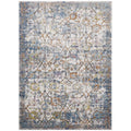 Minu Distressed Floral Lattice 8x10 Area Rug by Modway