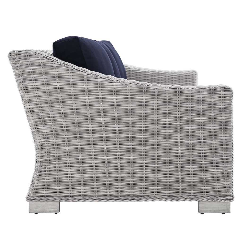 Conway Sunbrella¨ Outdoor Patio Wicker Rattan Sofa by Modway