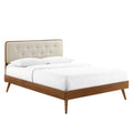 Bridgette Wood Twin Platform Bed With Splayed Legs by Modway