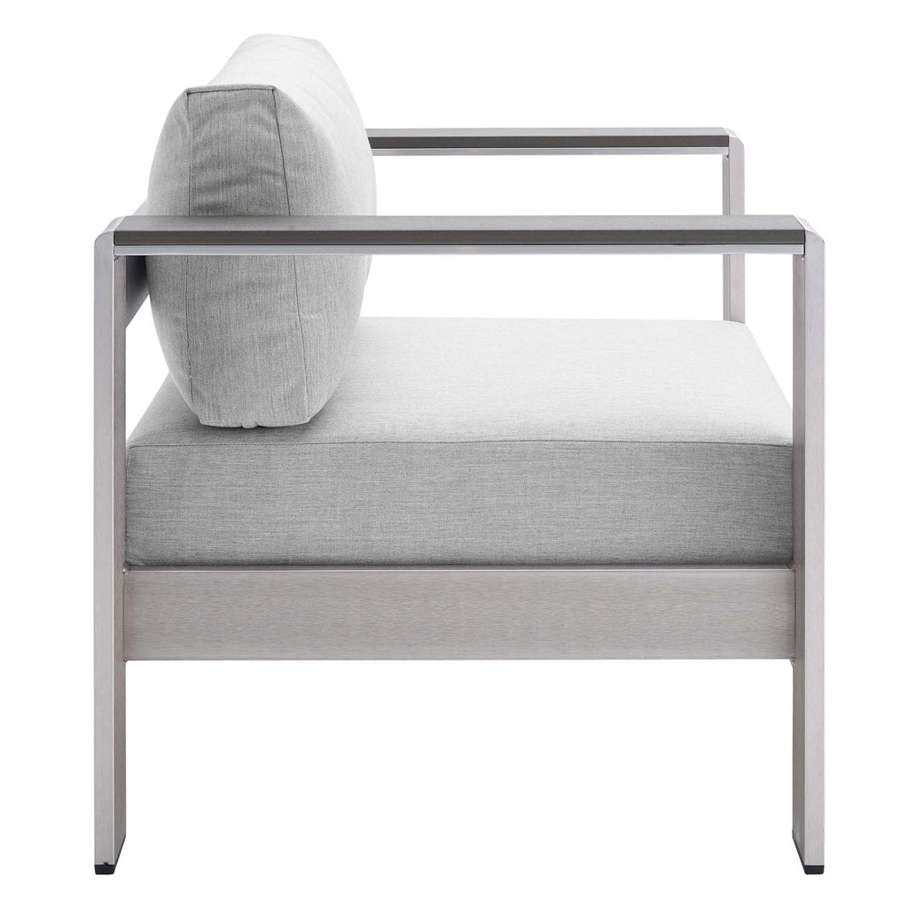 Shore Sunbrella¨ Fabric Aluminum Outdoor Patio Armchair by Modway