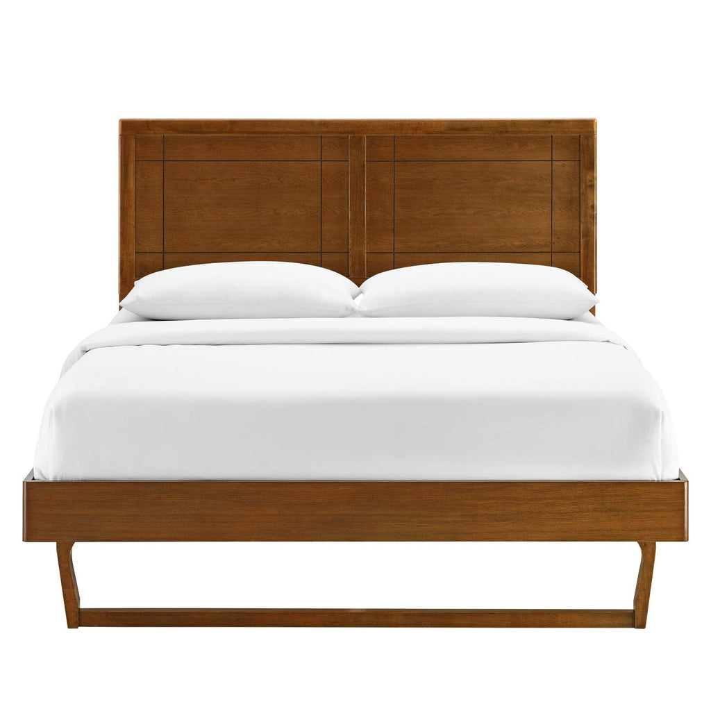 Marlee Wood Full Platform Bed With Angular Frame by Modway