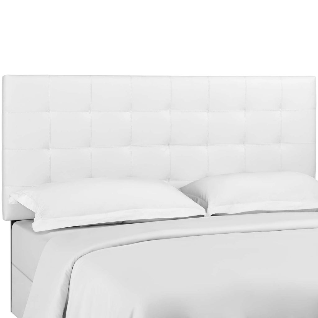 Paisley Tufted Upholstered Faux Leather Full / Queen Headboard by Modway