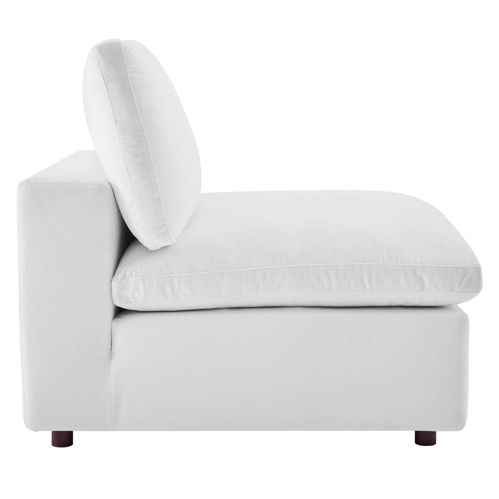 Commix 6-Piece Down Filled Overstuffed Performance Velvet Sectional Sofa by Modway