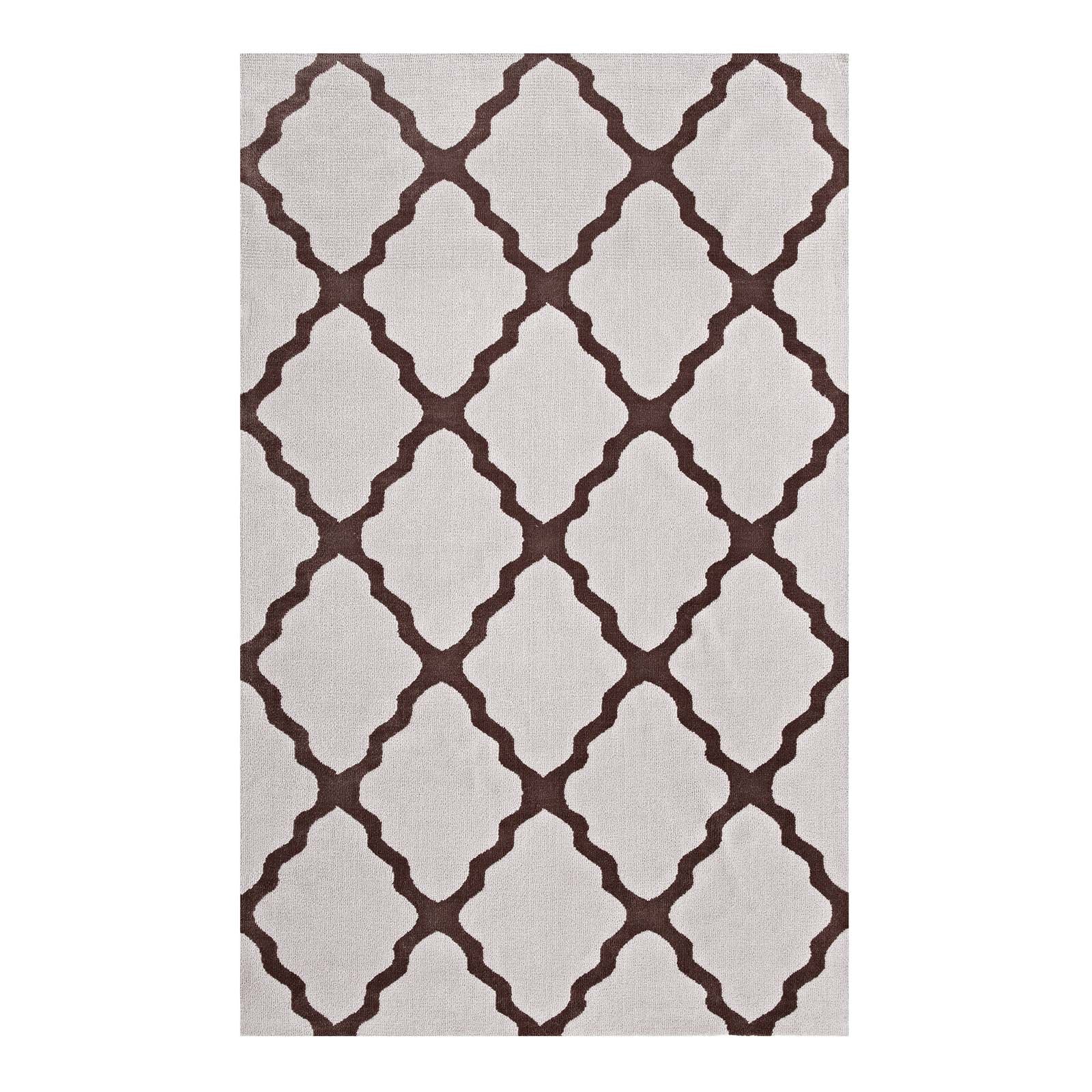 Marja Moroccan Trellis 8x10 Area Rug by Modway