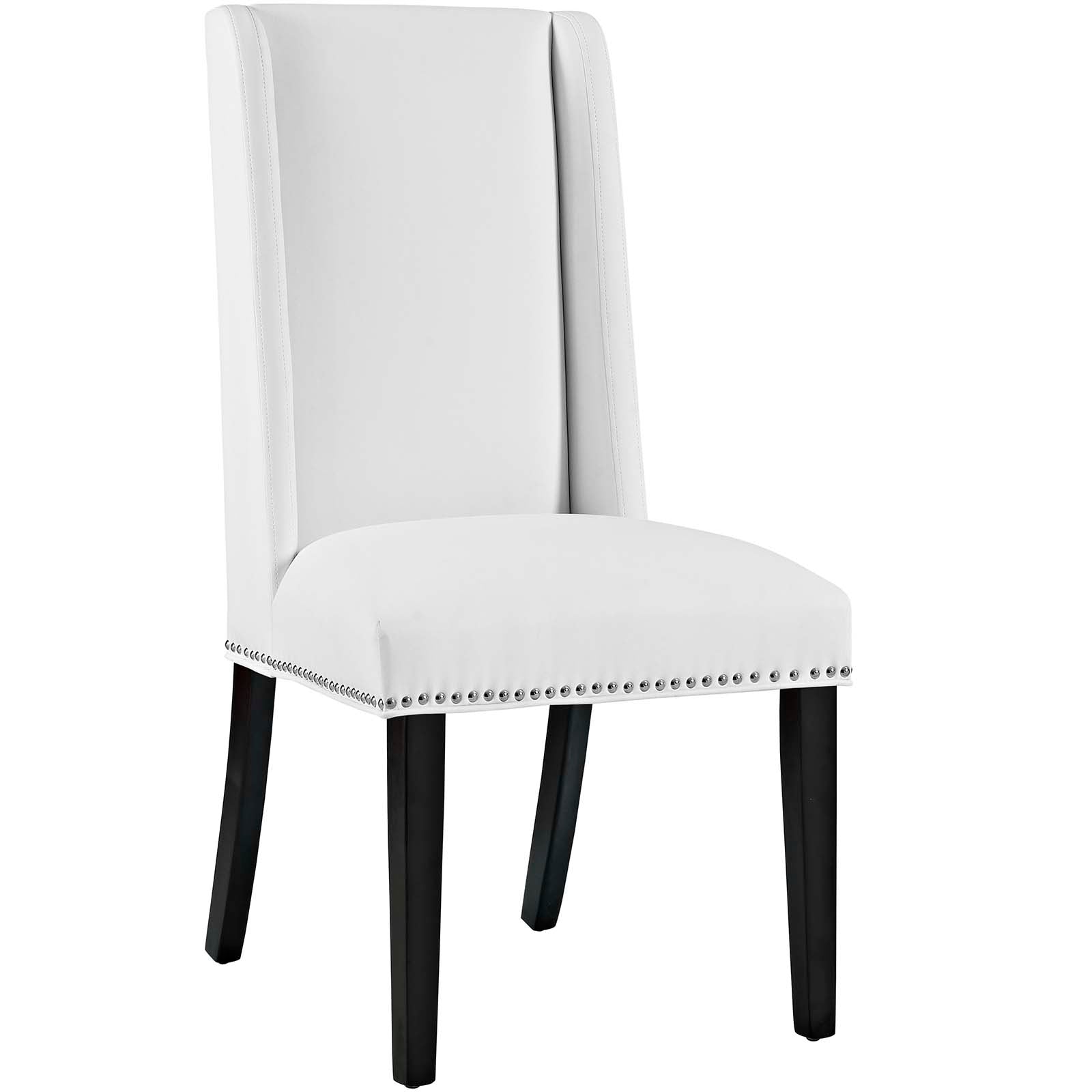 Baron Vinyl Dining Chair Set of 2 by Modway