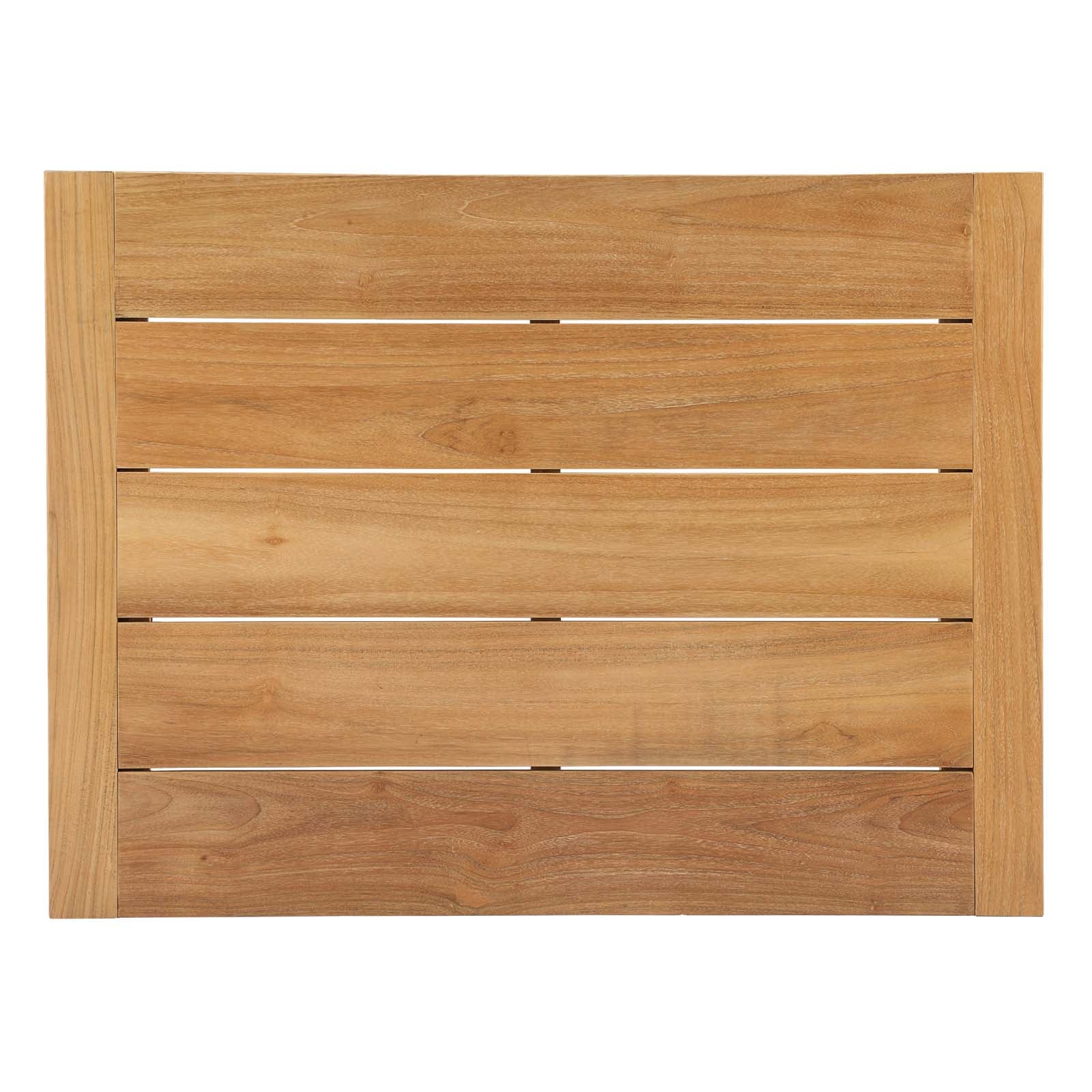 Upland Outdoor Patio Wood Coffee Table by Modway