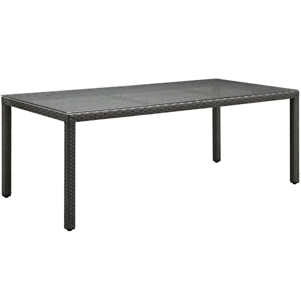 Sojourn 82" Outdoor Patio Dining Table by Modway
