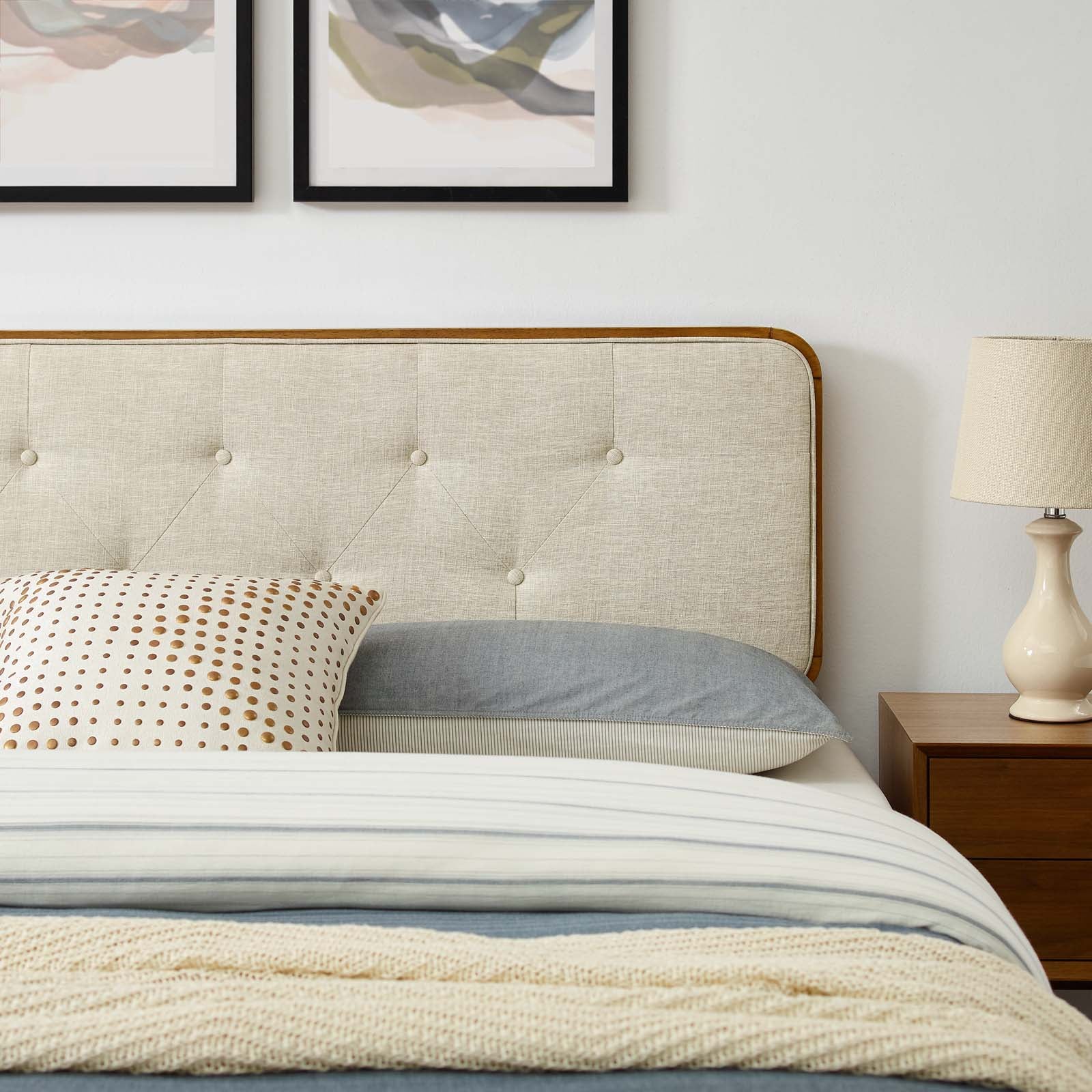 Bridgette Wood Twin Platform Bed With Splayed Legs by Modway
