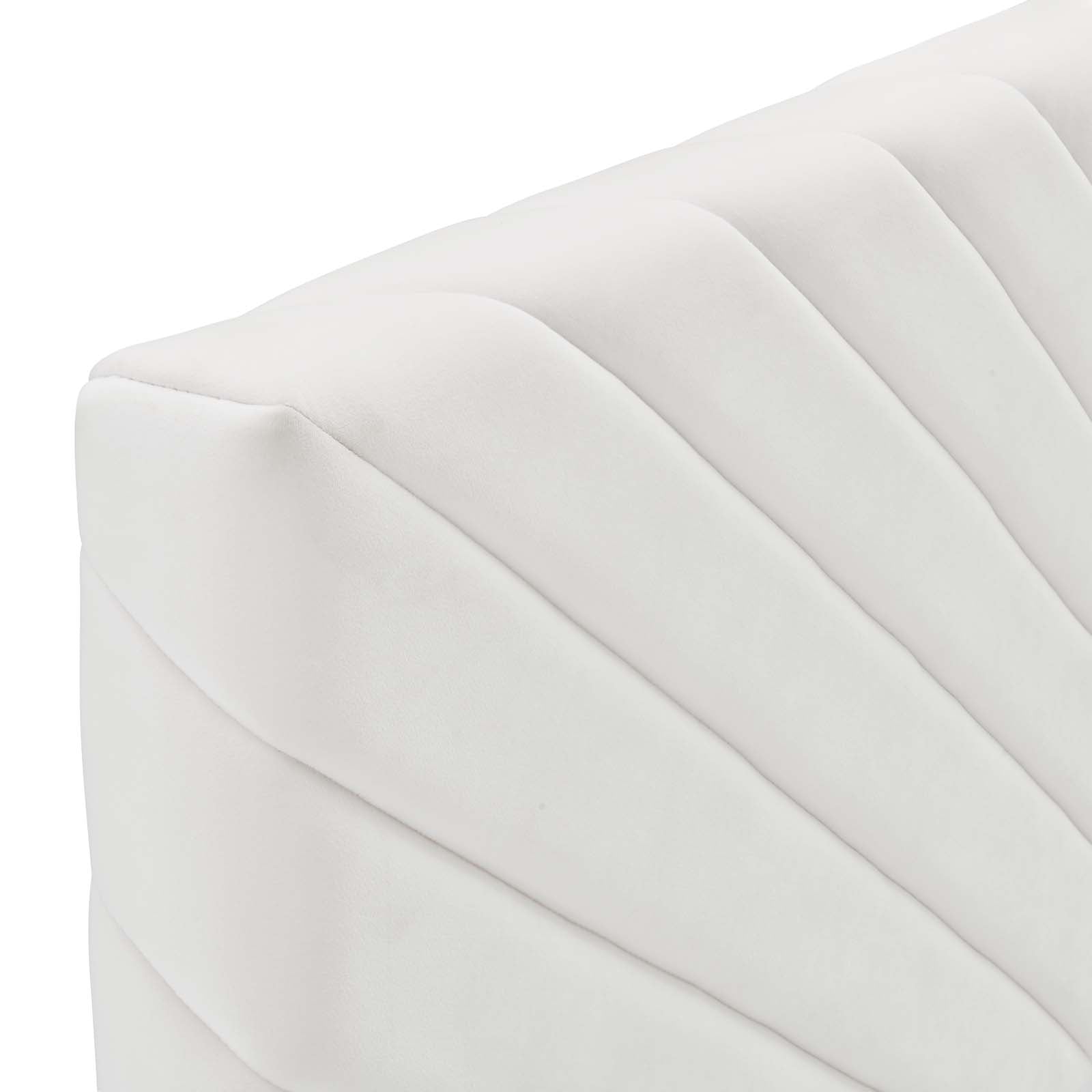 Alyson Angular Channel Tufted Performance Velvet Full / Queen Headboard by Modway