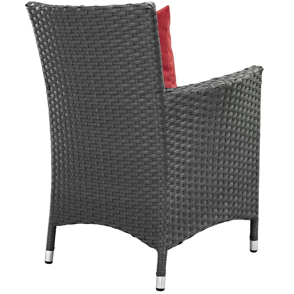 Sojourn 4 Piece Outdoor Patio Sunbrella¨ Dining Set by Modway