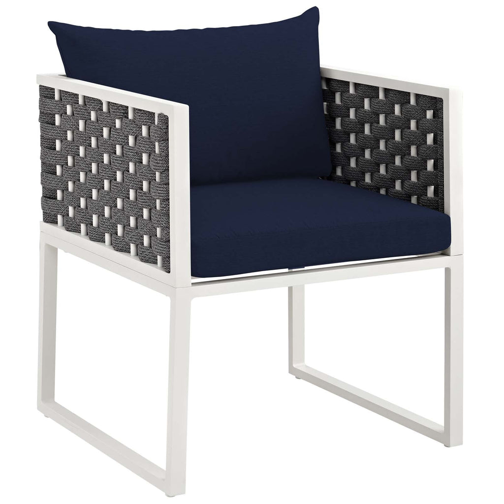 Stance Outdoor Patio Aluminum Dining Armchair Set of 2 by Modway