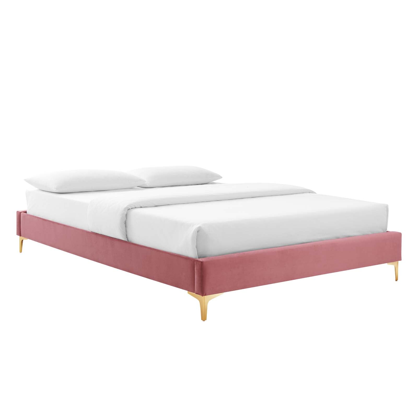 Elise Performance Velvet Twin Platform Bed by Modway