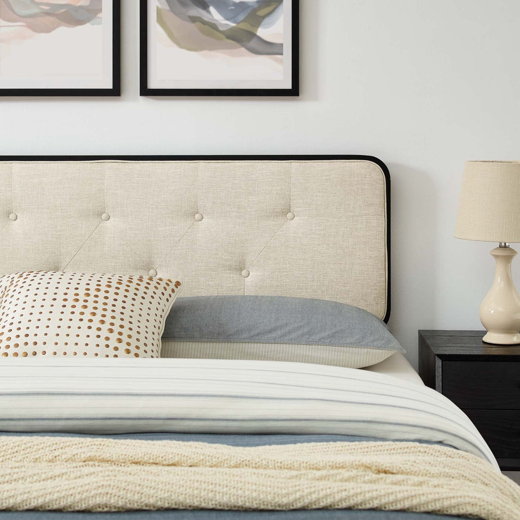 Bridgette Wood Queen Platform Bed With Splayed Legs by Modway