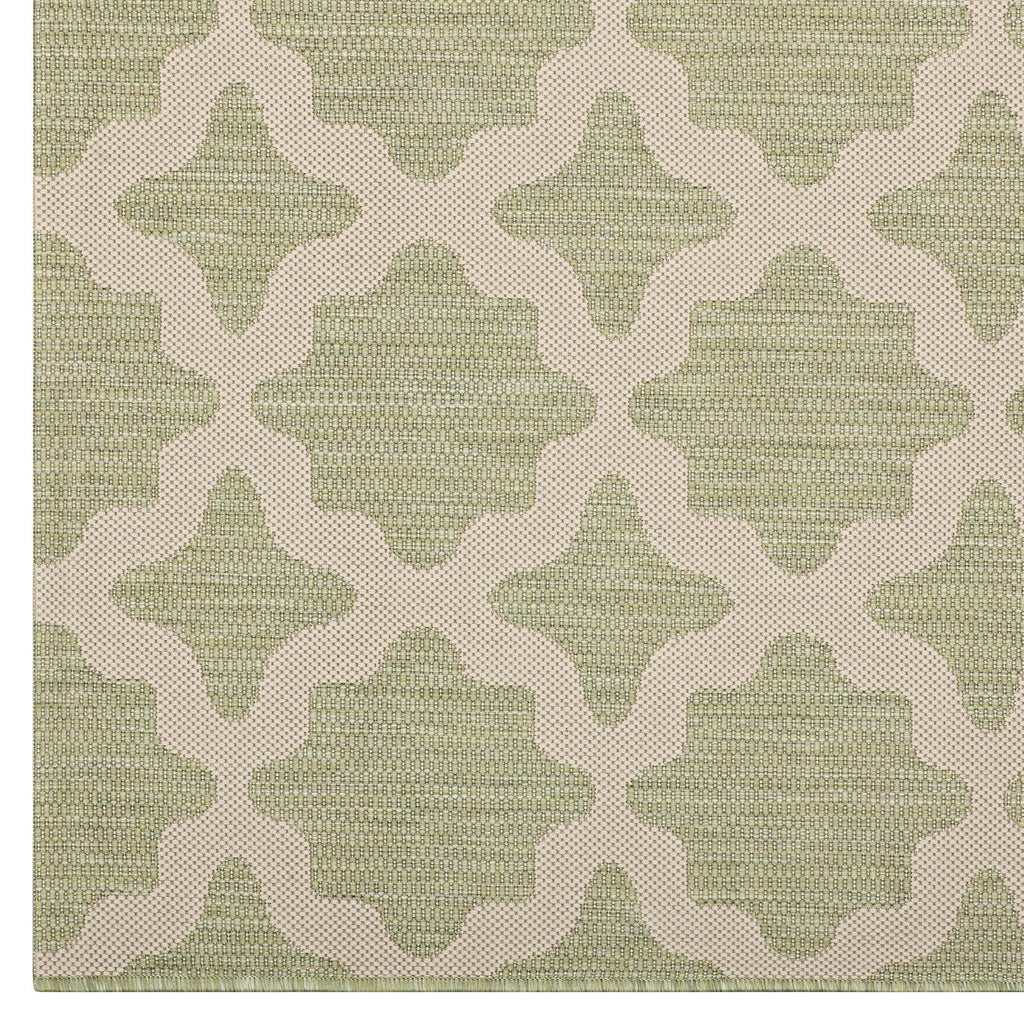 Cerelia Moroccan Trellis Indoor and Outdoor 8x10 Area Rug by Modway