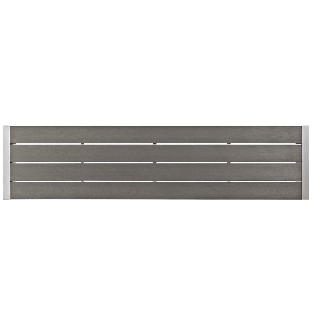 Shore 3 Piece Outdoor Patio Aluminum Dining Set by Modway
