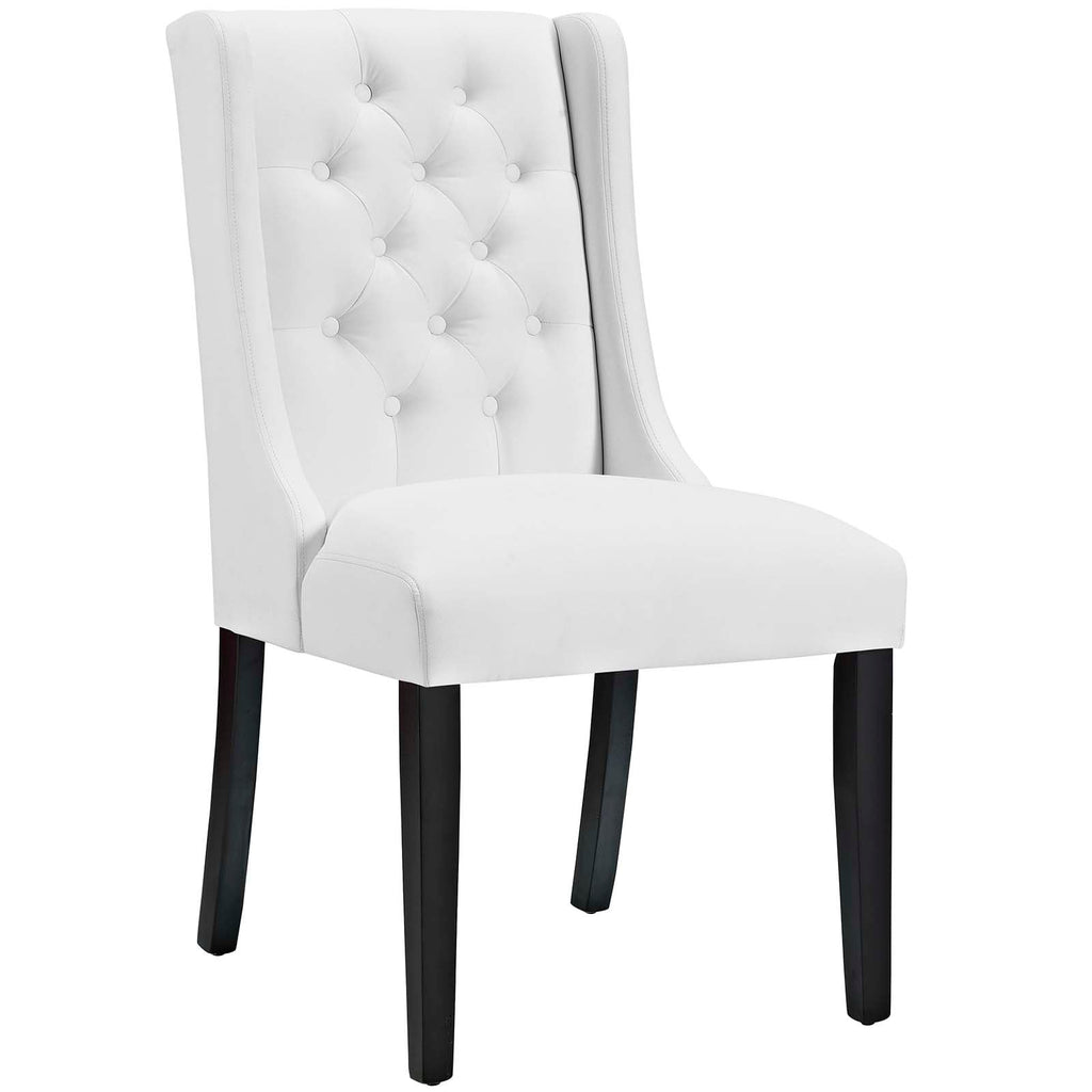 Baronet Button Tufted Vegan Leather Dining Chair by Modway