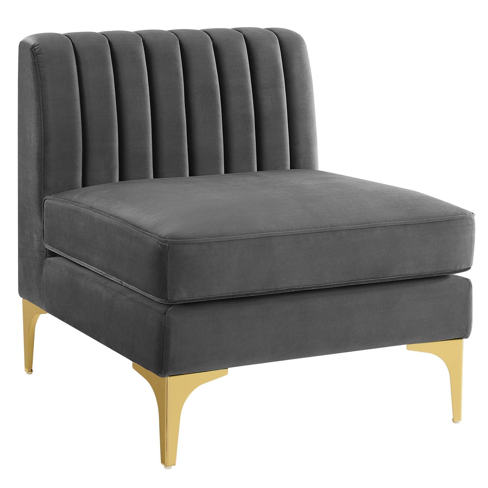 Triumph 8-Piece Channel Tufted Performance Velvet Sectional Sofa by Modway