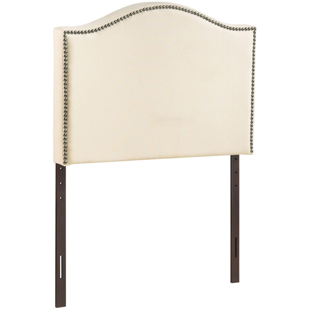 Curl Nailhead Upholstered Twin Headboard by Modway
