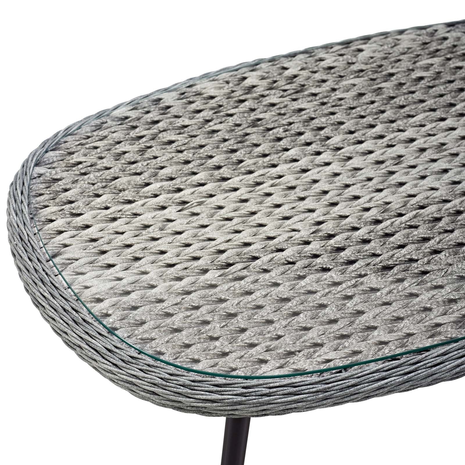 Endeavor Outdoor Patio Wicker Rattan Coffee Table by Modway