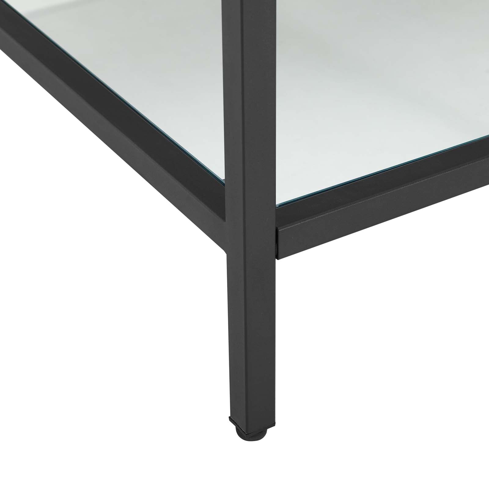 Kingsley 50" Black Stainless Steel Bathroom Vanity by Modway