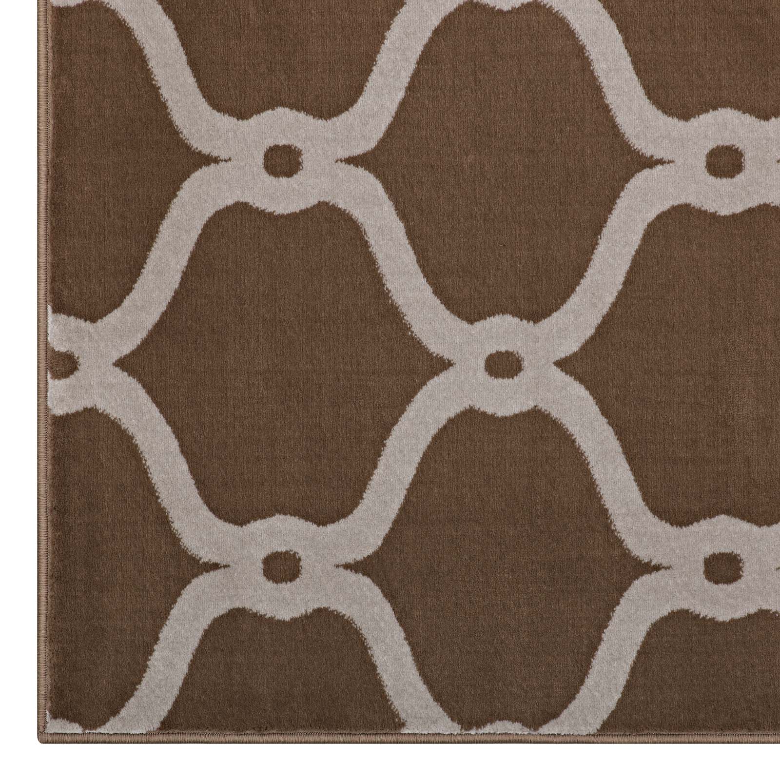 Beltara Chain Link Transitional Trellis 5x8 Area Rug by Modway