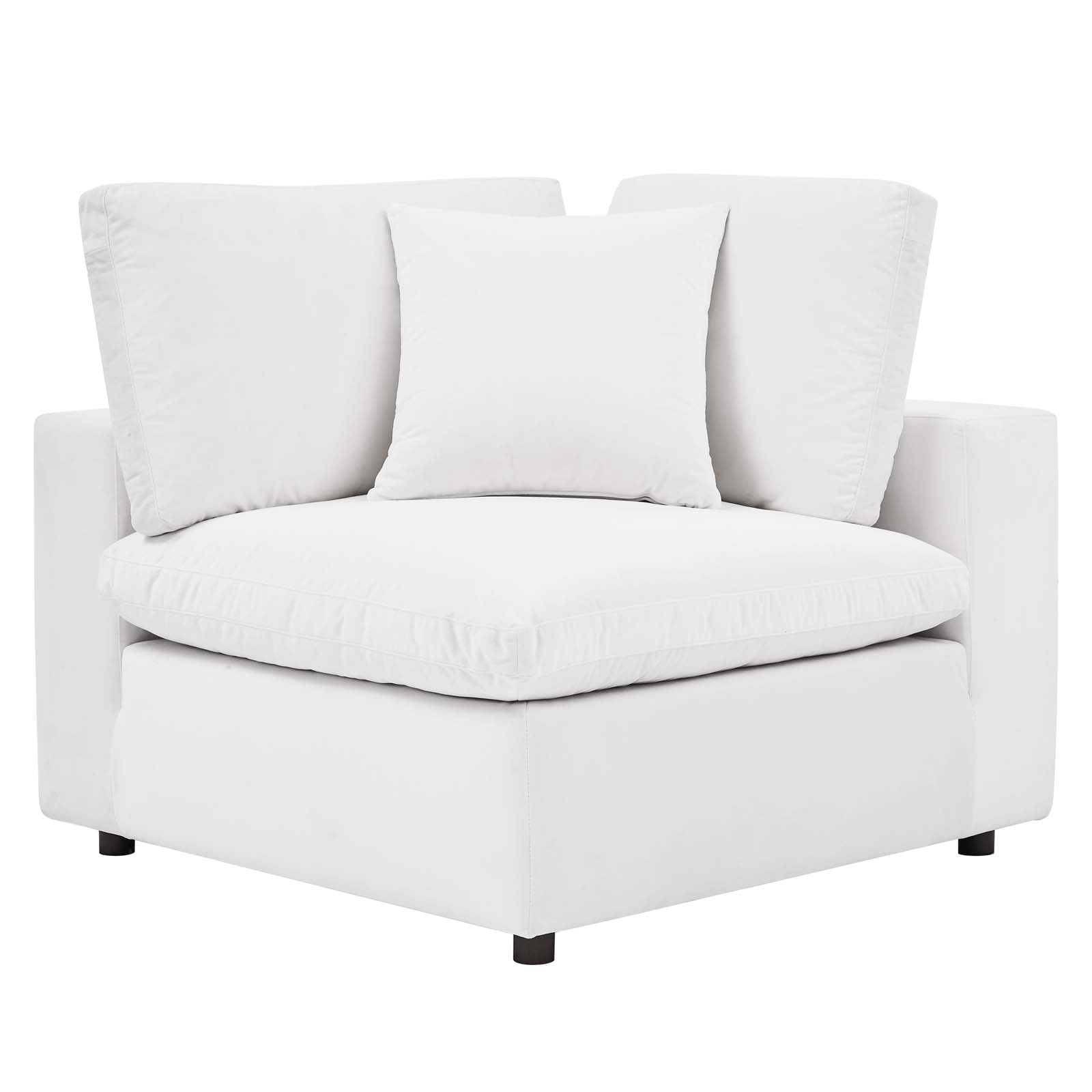 Commix 5-Piece Down Filled Overstuffed Performance Velvet Sectional Sofa by Modway
