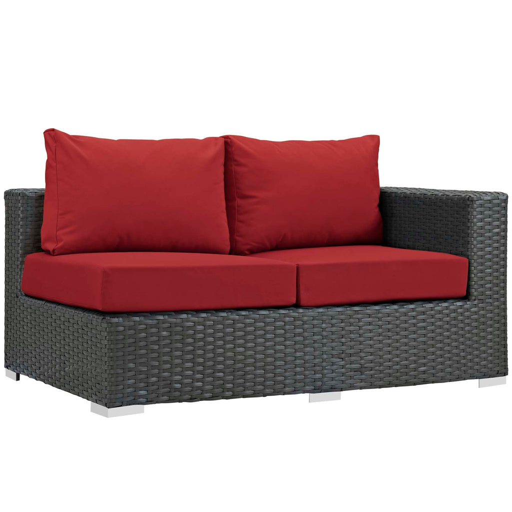 Sojourn Outdoor Patio Sunbrella¨ Right Arm Loveseat by Modway