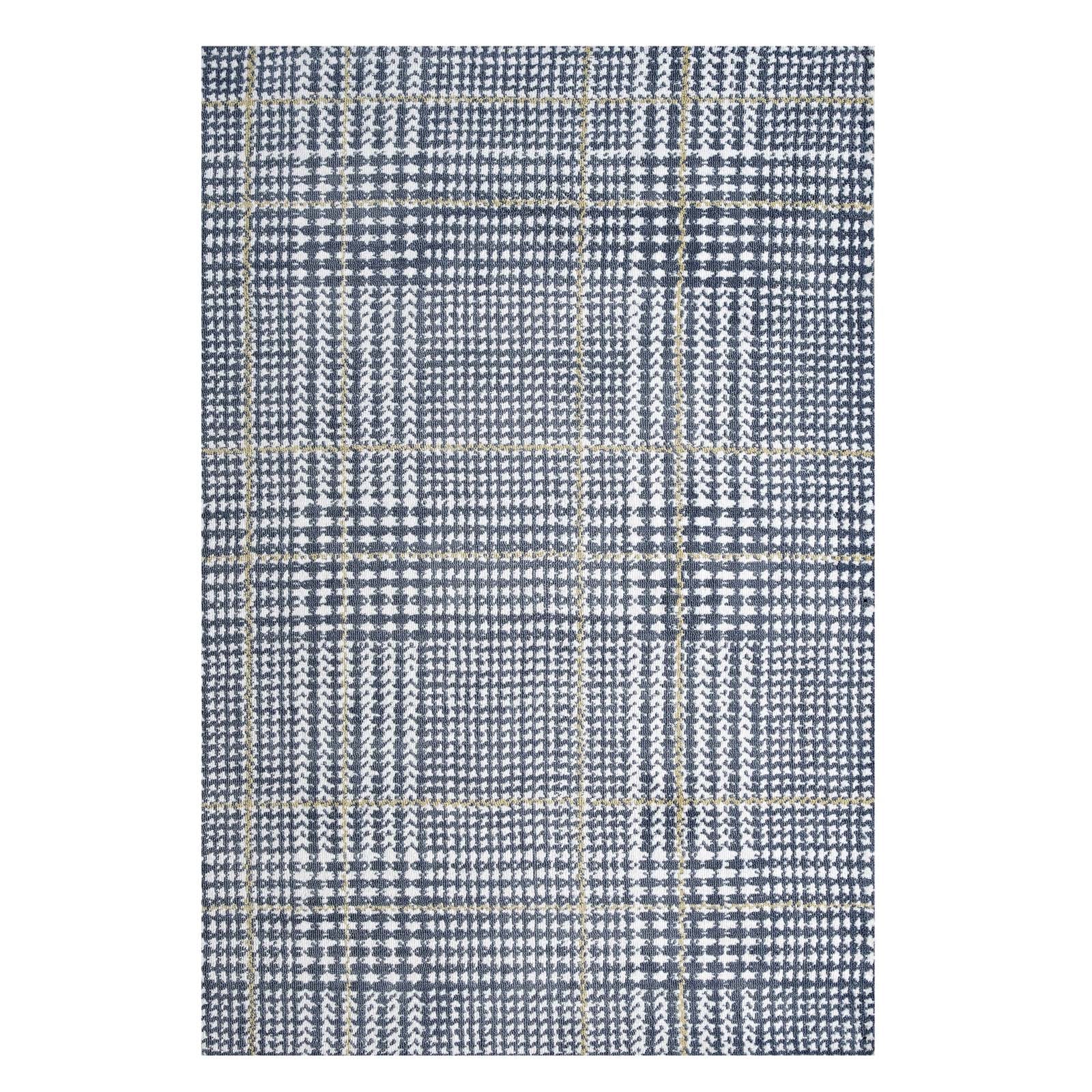 Kaja Abstract Plaid 5x8 Area Rug by Modway