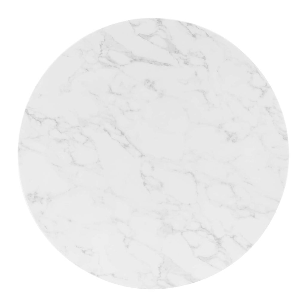 Tupelo 40" Artificial Marble Dining Table by Modway